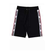 Zwarte Sportshorts voor Mannen Love Moschino , Black , Heren