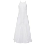 Witte Midi Jurk 'Cactus' Sportmax , White , Dames