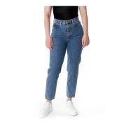 Retro Mom Fit Highwaist Jeans Armedangels , Blue , Dames