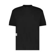 Zwarte Tee met Dan Stijl Aeden , Black , Heren