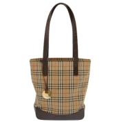 Pre-owned Canvas totes Burberry Vintage , Brown , Dames