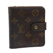 Pre-owned Canvas wallets Louis Vuitton Vintage , Brown , Dames