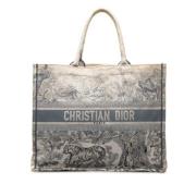 Pre-owned Canvas totes Dior Vintage , Gray , Dames