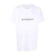 Witte T-shirts en Polos Givenchy , White , Heren