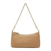 Aura Schoudertas Coccinelle , Beige , Dames