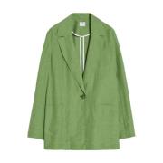 Groen Blazer Set voor Vrouwen Pennyblack , Green , Dames