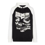 Festival hoodie Balmain , Black , Heren