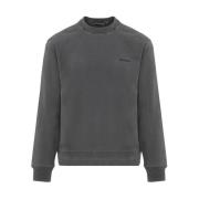 Zwarte Script Sweatshirt Carhartt Wip , Black , Heren