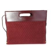 Pre-owned Leather totes Yves Saint Laurent Vintage , Red , Dames