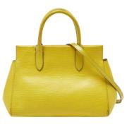 Pre-owned Leather louis-vuitton-bags Louis Vuitton Vintage , Yellow , ...