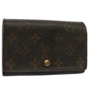 Pre-owned Canvas wallets Louis Vuitton Vintage , Brown , Dames