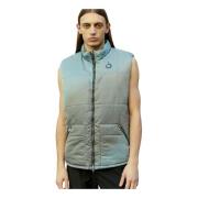 Gewatteerde Puffer Vest met Logo Applique Noma t.d. , Gray , Heren