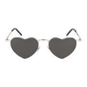 Onregelmatig Metalen Frame Zonnebril SL 301 Saint Laurent , Gray , Uni...