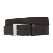 Stijlvol Leren Riem Herfst/Winter Collectie Calvin Klein , Brown , Her...