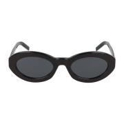 Ovale Acetaat Zonnebril SL M136 Saint Laurent , Black , Unisex