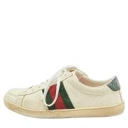 Pre-owned Leather sneakers Gucci Vintage , Multicolor , Heren