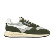 Reelwind Lage Sneakers in Groen en Wit Autry , Multicolor , Heren