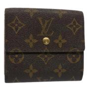 Pre-owned Canvas wallets Louis Vuitton Vintage , Brown , Dames