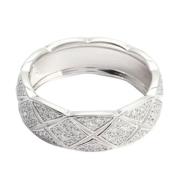 Pre-owned White Gold rings Chanel Vintage , Gray , Dames