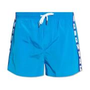 Zwembroek met logo Dsquared2 , Blue , Heren