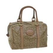 Pre-owned Canvas handbags Celine Vintage , Beige , Dames