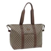Pre-owned Leather totes Gucci Vintage , Brown , Dames