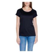 Pure Noos Dames T-Shirt Lente/Zomer Vila , Black , Dames