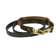 Pre-owned Canvas belts Louis Vuitton Vintage , Brown , Dames