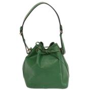 Pre-owned Leather louis-vuitton-bags Louis Vuitton Vintage , Green , D...