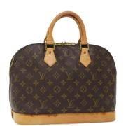 Pre-owned Canvas louis-vuitton-bags Louis Vuitton Vintage , Brown , Da...