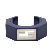 Pre-owned Fabric bracelets Fendi Vintage , Gray , Dames