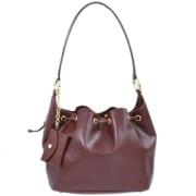 Pre-owned Leather shoulder-bags Salvatore Ferragamo Pre-owned , Red , ...