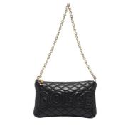 Pre-owned Leather clutches Dolce & Gabbana Pre-owned , Black , Dames