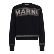 Zwarte Truien voor Vrouwen Marni , Black , Heren