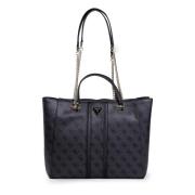 Girlfriend Carryall Tas Herfst/Winter Collectie Guess , Gray , Dames