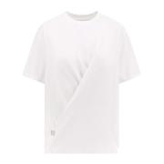 Wit T-shirt met 4G detail Givenchy , White , Dames