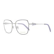 Blauwe Vierkante Metalen Optische Frames Emilio Pucci , Blue , Dames