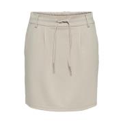 Poptrash Easy Skirt in Pumice Stone Only , Beige , Dames