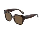 Cat Eye Zonnebril - Schildpad Dolce & Gabbana , Brown , Heren