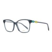 Grijze Vierkante Kunststof Optische Frames Emilio Pucci , Gray , Dames