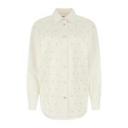 Dames Blouse Msgm , Beige , Dames