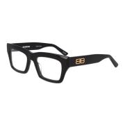 Vierkant montuur bril Bb0240O Balenciaga , Black , Unisex