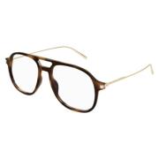 Stijlvolle Pilot Optische Tortoise Bril Saint Laurent , Multicolor , U...