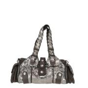 Pre-owned Leather handbags Chloé Pre-owned , Gray , Dames