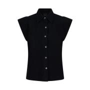 Elegante Zwarte Blouse Sora Radical , Black , Dames