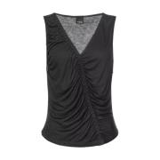 Stijlvolle Top voor Modeliefhebbers Pinko , Black , Dames