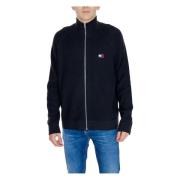 Ziptru Cardigan Herfst/Winter Collectie Katoen Tommy Jeans , Black , H...