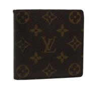 Pre-owned Canvas wallets Louis Vuitton Vintage , Brown , Dames