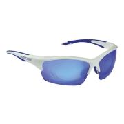 Wit/Rw Blauwe Zonnebril met Rx Inzet Salice , White , Unisex