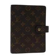 Pre-owned Canvas home-office Louis Vuitton Vintage , Brown , Dames